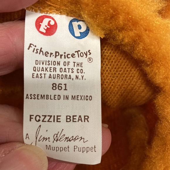 Vintage fisher price Fozzie bear muppet show puppet - Picture 5 of 5
